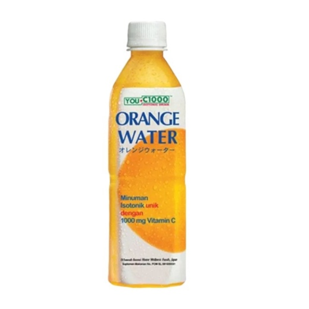 YOU C 1000 ISOTONIC DRINK ORANGE WATER 500ML